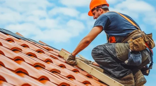 installation d'une toiture durable